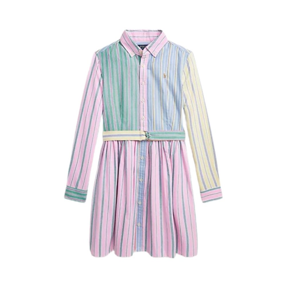 [NWOT] Polo Ralph Lauren Belted Cotton Oxford Fun Shirtdress - Size 12 Months